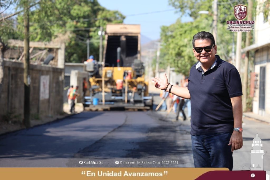 Presidente Daniel Méndez impulsa la Transformación Urbana en Salina Cruz con múltiples proyectos para 2024.
